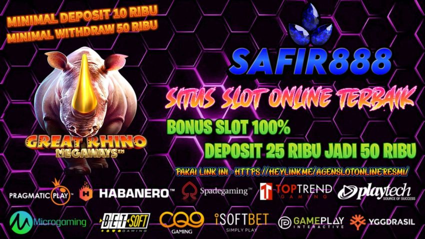 SAFIR888 - Situs Slot Online Terbaik